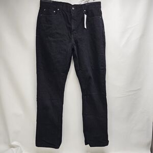 George Regular Fit Black Jeans Straight Leg Men’s 36x32 Classic Everyday Style